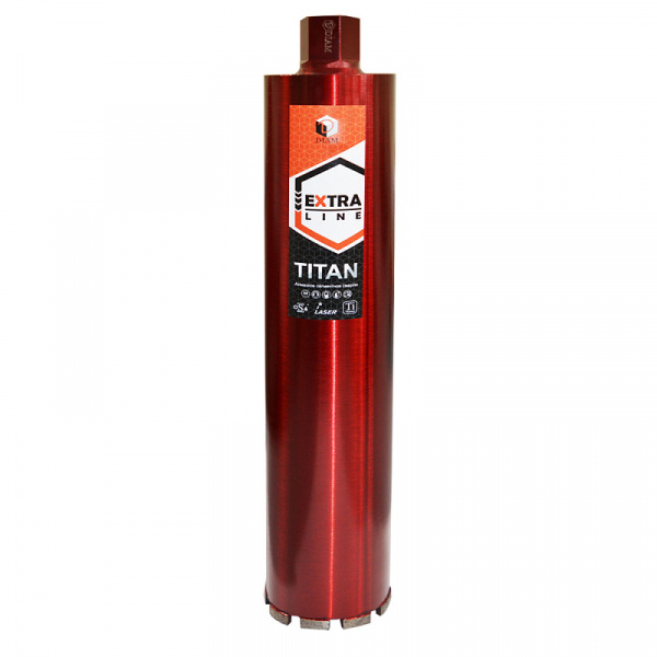 Сверло алмазное сегментное САМС 32x450х3x1,1/4UNC Extra Line Titan DIAM