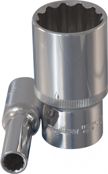 Головка торцевая глубокая 12-гранная 1/2"DR 17 мм 112217 OMBRA
