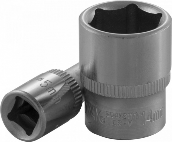 Головка торцевая 1/4"DR 5 мм S04H2105 Jonnesway
